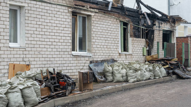 Professional Fire Damage Removal technician working in Middletown, VA